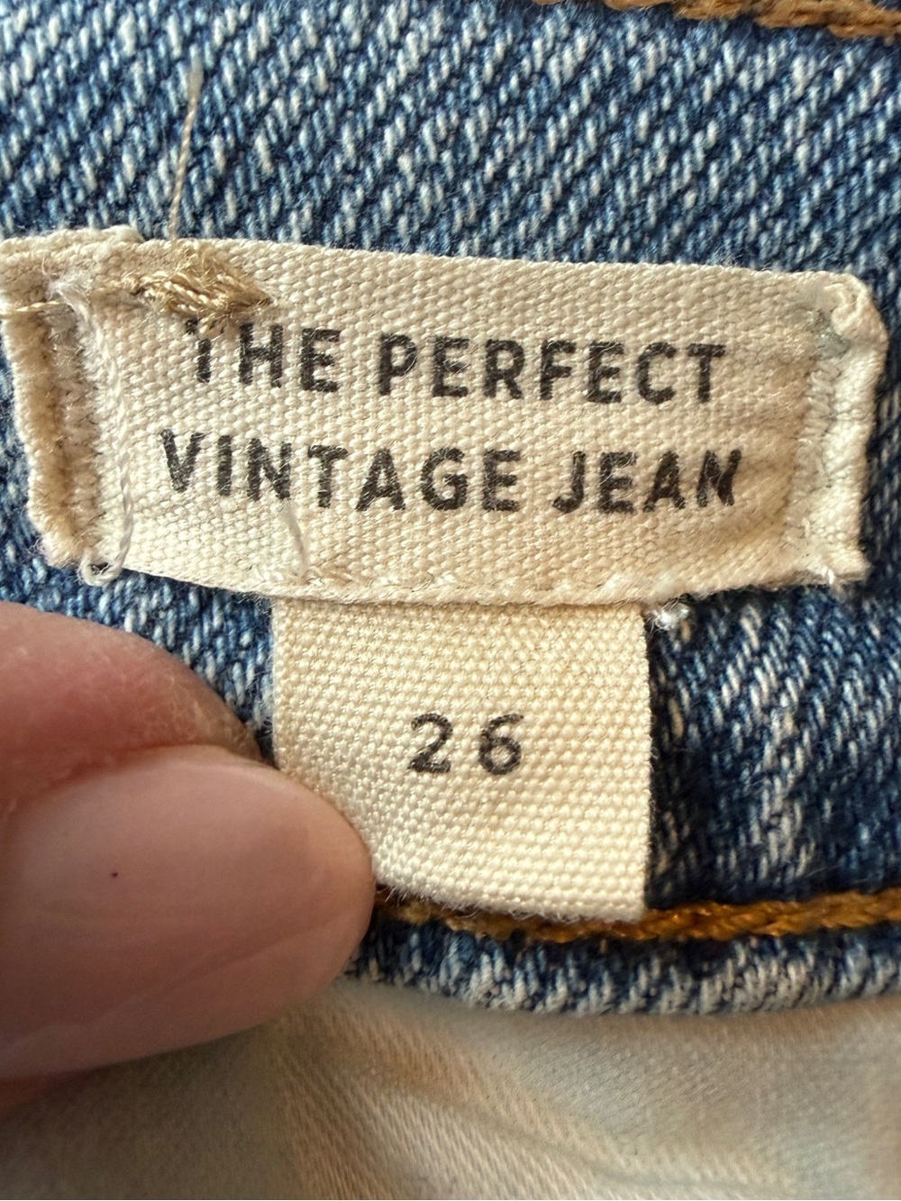 Madewell the perfect vintage Jean. Women’s size 26. Light wash - Picture 4 of 8